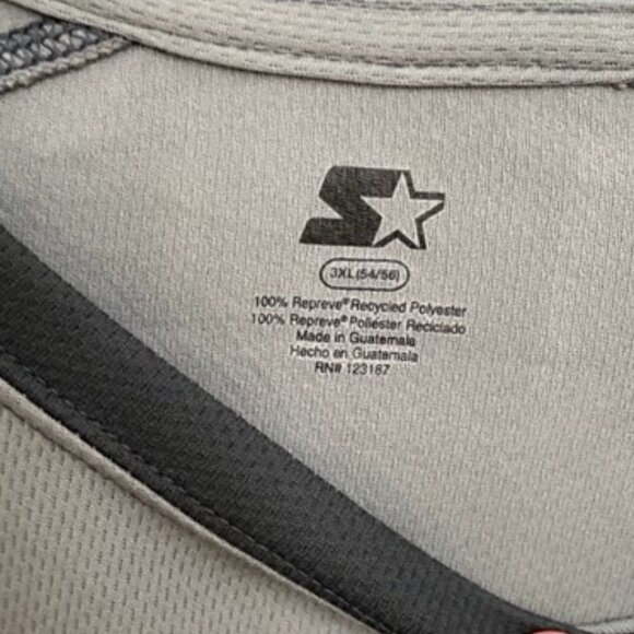 Starter Dri-Star T-Shirts L/S Lot of 2 Men’s 3XL (54/56) Gray/Black & Gray - Picture 10 of 11